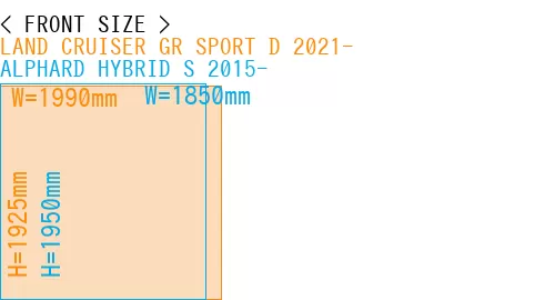 #LAND CRUISER GR SPORT D 2021- + ALPHARD HYBRID S 2015-
